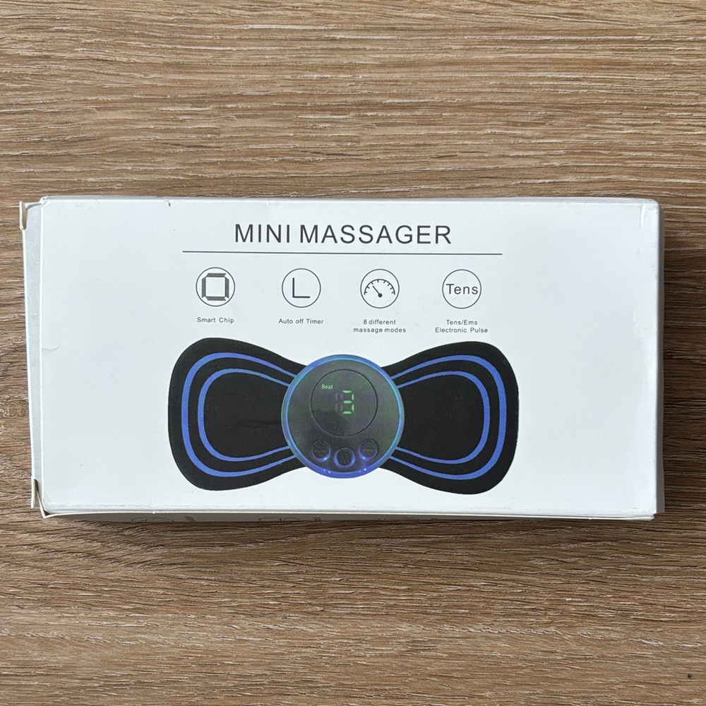 Mini Massager with Blue Accents